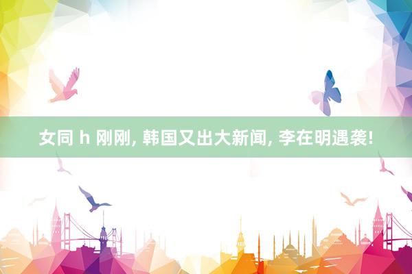 女同 h 刚刚, 韩国又出大新闻, 李在明遇袭!